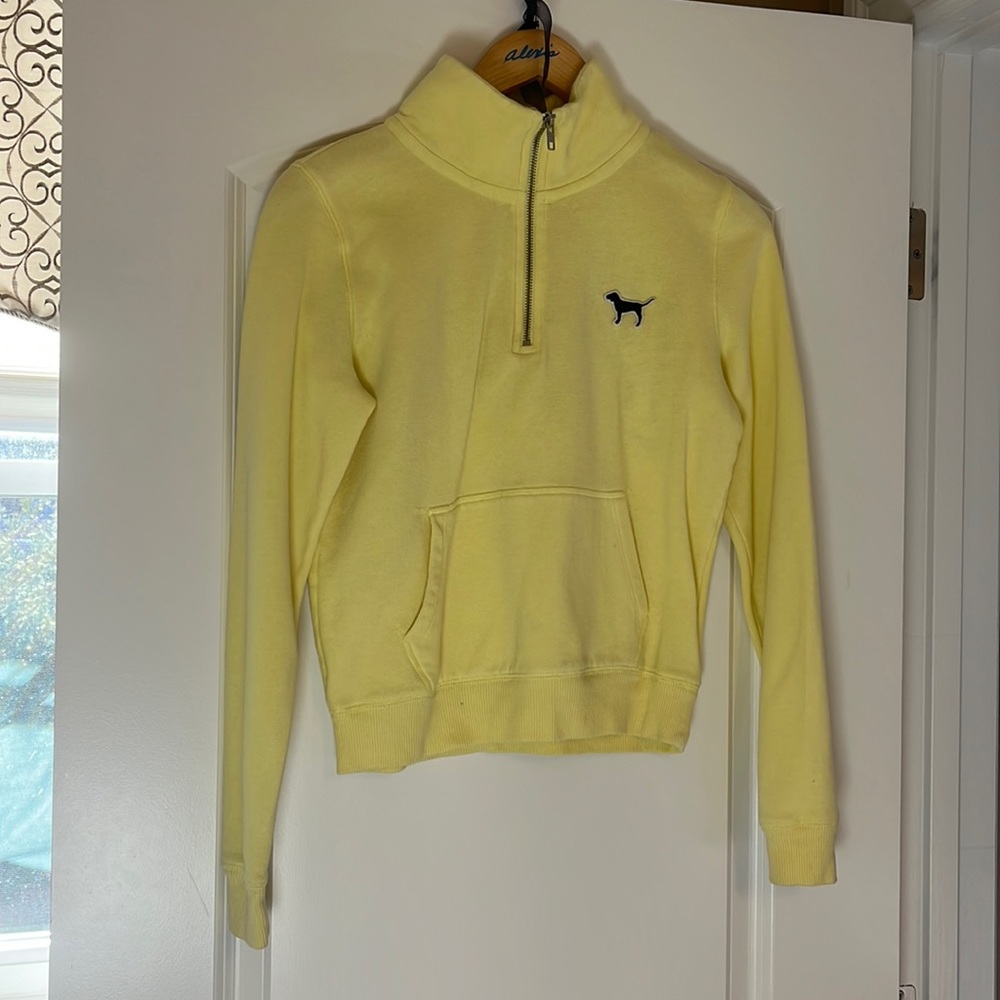 Yellow Pink Quarter Zip
